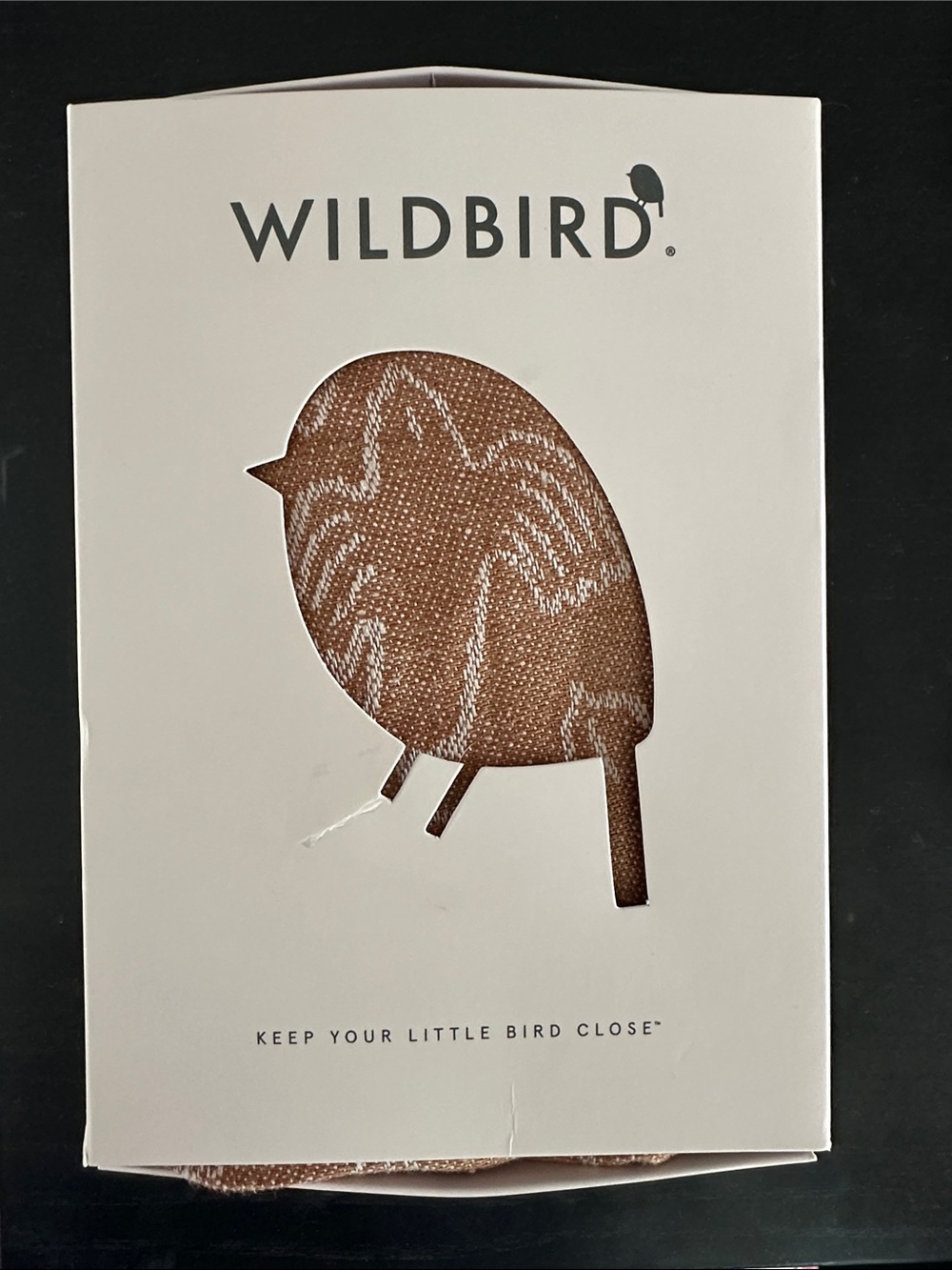 WildBird Brown Patterned Bird Sock